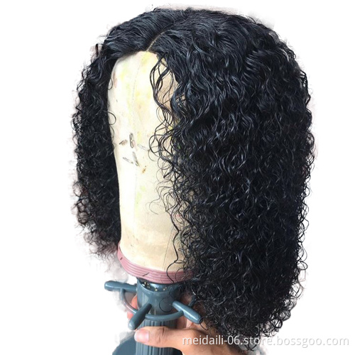 Lace Frontal Human Hair Wigs for Black Women Remy Brazilian Kinky Curly Lace Front Wig